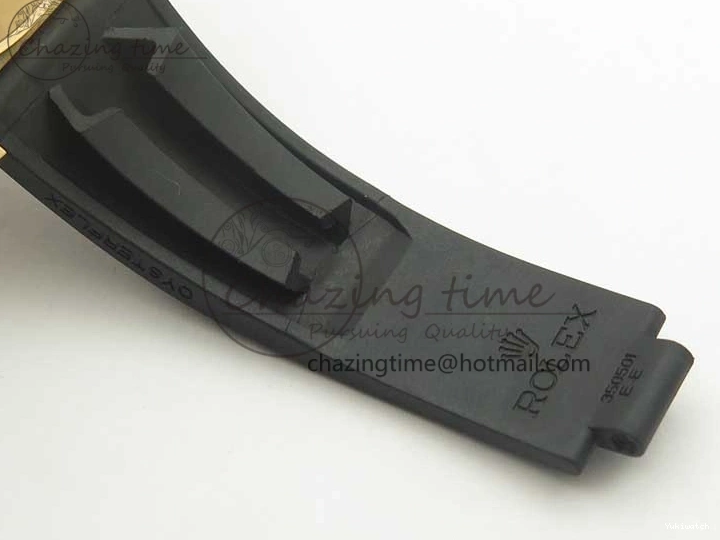 On Daytona Gold Black Super Clone Best Dial 116515 Edition 1:1 Rubber A4130 Strap Rose V2 ARF 1229